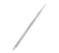 Gatuida Outil de Manucure Repousse-Cuticules Rond en Acier Biseauté, Coupe-Ongles et Dissolvant Multifonctionnel pour Soin des Ongles à Domicile