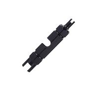 Gatuida Outil de Retrait de Valve de Vélo Multifonctionnel Noir Outil de Démonte Obus pour Pneus Tubeless et Tubés et Durable Kit de Vélo
