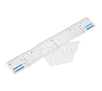 Gatuida Outil de Traçage de Portée Musicale Multifonction en Plastique Léger pour Création de Grilles et Calligraphie des Dissertations d'Anglais pour Enseignants