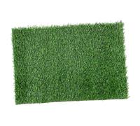Gatuida Paillasson Antidérapant Entrée Porte Tapis D'extérieur Dehors Devant Gazon Artificiel Extérieur Tapis De Bienvenue En Plein Air Fausse Herbe Patio Noir Correctif Pelouse Plastique