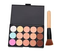 Gatuida Palette De Correcteurs Anti-imperfections 2 Pièces Taille Moyenne Palette Maquillage Visage Teint Unisexe Usage Professionnel Et Domestique