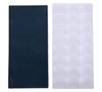 Gatuida Palette de Peinture Vide 24 Compartiments avec Couvercle en Silicone Souple, Bac Hermétique pour Aquarelle, Gouache, Acrylique et Peinture à l'huile, Matériel D'aquarelle Portable