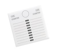 Gatuida Palette Extension de Cils Acrylique Blanche avec Support pour Colle Plateau Pratique pour Salon et Usage Individuel Accessoire Professionnel pour Pose Rapide et Précise