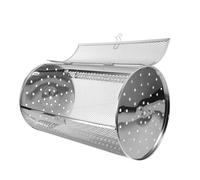 Gatuida Panier à Griller Rotatif en INOX 304 pour Four Électrique 180x300 Mm - Cuisson Homogène Légumes Et Fruits Secs - Panier à Rôtir Barbecue Cuisson Douce Et Uniforme