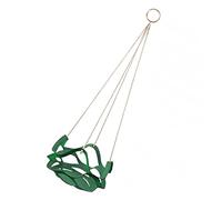 Gatuida Panier de Suspension Succulent cortical Cintre Pendaison jardinières suspendues pour Plantes d'intérieur de Plein air Plante en Pot Suspendue Support de Pot à Fleurs Cuir Vert