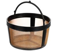 Gatuida Panier Filtre à Café Maille Métallique Inoxydable Filtre Permanent Compatible pour Bureau et Maison Réutilisable Panier Filtrant Noir Robuste