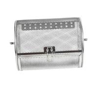 Gatuida Panier Rôtissoire INOX Rotatif Polyvalent pour Four Électrique et Barbecue Cage à Rôtir Résistant Rouille Compatible Friteuse Air et Wok Nettoyage Facile Au Lave-Vaisselle