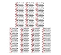 Gatuida Panneau Autocollant « Interdit de Publier des Publicités » en PVC Résistant aux Intempéries 7 Feuilles Stickers Porte D’Entrée pour Murs Intérieurs et Extérieurs Protection les