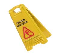 Gatuida Panneau Miniature Attention Sol Glissant Alliage Signalisation Réaliste pour Maison de Poupée Décor Créatif pour Collectionneurs et Amateurs