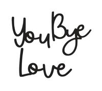 Gatuida Panneau Mural en Bois «Je Vous Aime au Revoir» Décoration Suspendue Bohème Rustique pour Jardin et Intérieur Lettres Décoratives en Bois Sculpté à la Main Art Mural pour Salon