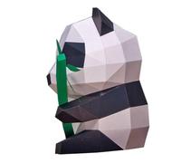 Gatuida Papier Panda Modèle DIY Origami Géométrique Kit Animal Papier pour Décoration Et Jeu Pliage sans Ciseaux Matériau Premium Parent-garçon Fille