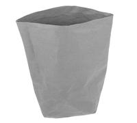 Gatuida Paquet à Friandises en Papier Kraft 12x12 Cm Gris Résistant à l'huile Fond Plat Pliable pour Emballage Alimentaire, Stockage Fruits Et Pain, Utilisation Épicerie Et Maison