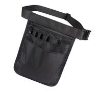 Gatuida Paquet Banane Utilitaire pour Pochette de Taille Multifonction Noire Matériau Robuste Multiples Sacoche de Ceinture Pratique pour Hôpital et