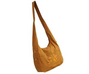 Gatuida Paquet Bandoulière Bouddhiste en Toile de Coton Grand Compartiment, Design Polyvalent pour Rangement de Parfum et Accessoires de Contemplation