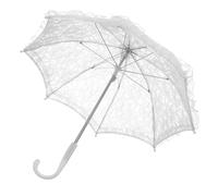 Gatuida Parapluie Dentelle Parasol Décoratif Accessoires Photo pour Mariage Blanc Vintage