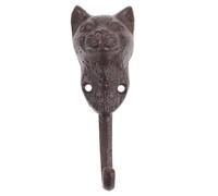Gatuida Patère Murale Vintage Fer Forgé Forme Animal Crochet Robuste pour Manteaux Clés et Parapluies Décoration Murale Style Campagne Américaine Support Pratique pour Salle de Bain et