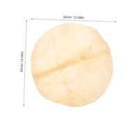 Gatuida Peau de Tambour Mouton Véritable pour Djembé Africain Remplacement Peau Synthétique Confortable et Sonore pour Percussion Studio et Famille