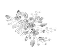 Gatuida Peigne à cheveux strass le maçon or incrusté femme côté épouser hair charms hair toppers marivaux peigne à cheveux de mariée peigne à cheveux de la mariée Alliage de zinc Silver