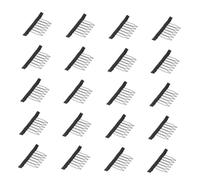 Gatuida Peignes à Dents Pour Postiche 20 Pièces Petit Format Acier Inoxydable Fixation Forte Usage Professionnel Et Personnel Accessoires Pour Extensions Cheveux Bonnets De Postiche