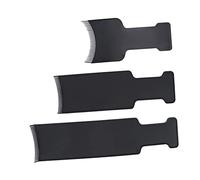 Gatuida Peignes De Coloration Cheveux 3 Pcs Grandes, Moyennes, Petites Outils De Teinture Noirs Pour Salons Professionnels Et Usage Domestique