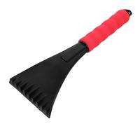 Gatuida Pelle à Neige Abs Multifonction pour Voiture Et Maison, Grattoir à Glace Mini Rouge Poignée en Eva, Dégivreur D’extérieur Pratique Et Léger pour Hiver