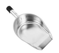 Gatuida Pelle à Poussière Manuelle en Acier Inoxydable Épais Taille Moyenne à Large Ouverture Outil Robuste pour Nettoyage Domestique et Professionnel Pelle à Ordures Portative