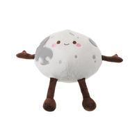 Gatuida Peluche Planète Ronde Douce - Coussin Mignon en Forme de Lune - Décoration Coussin Éveillée Astronomie pour Chambre d'enfants - Cadeau de Noël pour Petits Garçons et Petites Filles