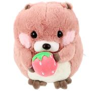 Gatuida Peluches Marmotte Réaliste pour Garçon et Filles - en Peluche Doux Rose 30 CM - Poupée Câlin Légère 04 Kg Lit et Présent D’Anniversaire pour Fille