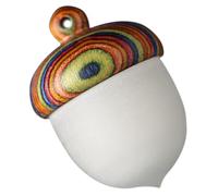 Gatuida Pendentif Gland Lumineux Diy, Charme Artisanal 25x21 Mm, Bois Multicolore, Pour Création Bijoux Personnalisés, Femmes, Bricolage Créatif, Présents Fête, Décoration Diy