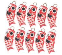 Gatuida Pendentifs Carpe En Alliage 10 Pcs Pour Bijoux Diy Décoration Colorée Pendentifs De Paquet à Dos Accessoires De Mode Présent Anniversaire Création Artisanale