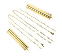 Gatuida Pendule de Remplacement pour Horloge Murale Décorative Métal Creux Poids Finition Polie Brillante Léger et Facile à Installer Accessoire de Réparation pour Horloge à Balancier