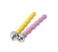 Gatuida Perchoir pour Oiseaux Coloré Support et Sécurisé pour Perroquets Perruches et Petits Oiseaux Exercice pour Griffes et Bec Adapté Aux Cages Standard Couleur Couleur Aléatoire