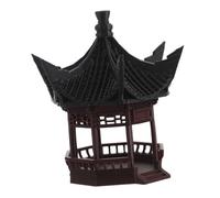 Gatuida Petites Maisons Et Décor De Paysage Statue De Cour Miniature Accessoires pour Maison De Poupée Ornement De Jardin avec Kiosque