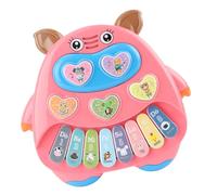 Gatuida Piano Électronique Rose Garçon Fille Sécurisé Instrument Musical Éveil Visuel Auditif