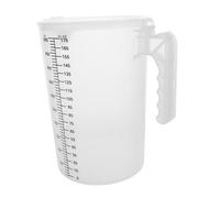 Gatuida Pichet Doseur Transparent avec Couvercle Bol Gradué Alimentaire Échelle Précise pour Préparation de Boissons Cuisine Professionnelle