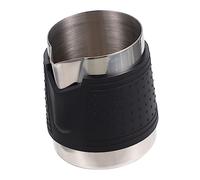 Gatuida Pichet Mousseur Lait Inox avec Manche Silicone Antidérapant Résistant Chaleur pour Café Latte Art Maison et Professionnel