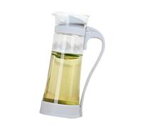 Gatuida Pichet Verre Bleu Cruche à Eau Froide Résistante Verseuse pour Jus et Thé Glacé Verre Alimentaire Sûr Poignée Ergonomique Usage Familial et Pique-