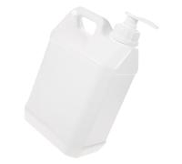 Gatuida Pichets Plastique Blanc Pompe Conteneurs de Stockage Ergonomiques pour de Nettoyage et Idéaux pour Maison et