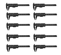 Gatuida Pied à Coulisse Mini en Plastique 0-80 MM Double Échelle 40 Pièces Outil de Mesure Manuel Portable pour Étudiants Précision Millimètres Pouces Usage Scolaire et Atelier