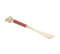 Gatuida -pied Long Manche de Zinc et Bois Portable Robuste et Décoratif avec Design Tête de Mouton pour Adultes et Femmes Enceintes