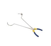 Gatuida Pince à Creuset Longue Outil De Fusion Pour Four Pince à Creuset Pour Manipulation De Métaux Précieux