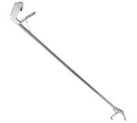 Gatuida Pince à Serpent Pliable en Acier Inoxydable 1,2 M Verrouillage, Outil Attrape-Serpents Antidérapant pour Manipulation Sécurisée en Jardin et Animalerie