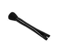 Gatuida Pinceau Contour de U Double Embout Taille Compacte Plastique Nylon Noir Brosse de Maquillage pour Nez Teint Correcteur Visage Usage Quotidien