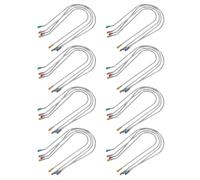 Gatuida Pinces Métalliques pour Bigoudis Électriques - Lot de 32 Clips U en Acier Inoxydable 4 Tailles - Accessoires Coiffure pour Maintien des Boucles à Domicile et Voyage