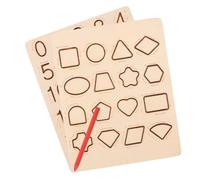 Gatuida Planche à Tracer en Bois pour Garçon et Filles Outil Éducatif Apprentissage de L'Alphabet Chiffres Jouet Montessori Pratique Maternelle