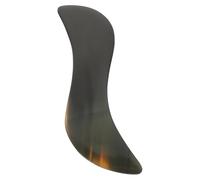 Gatuida Planche de Massage Gua Sha Corne de Buffle S et Ergonomique pour Visage et Corps Outil de Grattage Antistatique pour Auto Massage et Thérapie Professionnelle Couleur Aléatoire