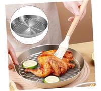 Gatuida Plaque de Cuisson Barbecue Acier Inoxydable Multifonction Drainage Résistante à Haute Température Plateau de Cuisson et Grill Adapté pour Filtrer Lhuile Griller et Refroidir