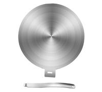 Gatuida Plaque De Diffusion De Chaleur Ronde 280x3,4 Mm En Acier Inoxydable Diffuseur Thermique Résistant Haute Température Pour Plaque à Induction Et Gaz Usage Domestique Pour Cuisson Rapide