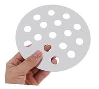 Gatuida Plaque de Ronde pour Barbecue Support avec Ventilation Améliorée Insert Séparateur pour Cuisson Uniforme Accessoire Polyvalent pour Camping et Pique