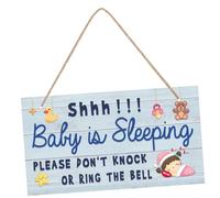Gatuida Plaque Porte Dort avec Motif Qui Dort Suspension Chambre Décoration Murale Front Porch Cadeau Original pour Naissance et Chambre